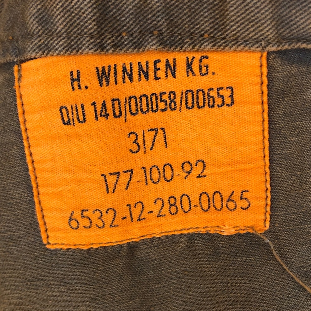 Vintage Unbranded Men's Military Brown Workwear Chore Jacket - Picture 2 of 9